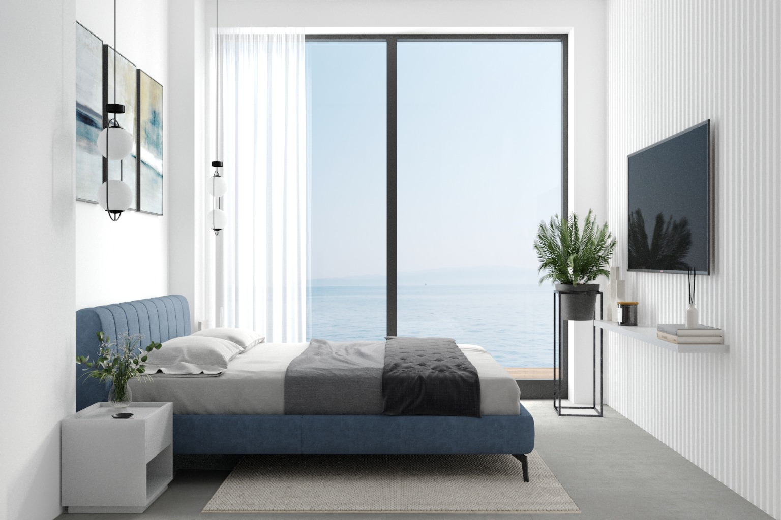 塞浦路斯卧室设计丨sartakova_-3