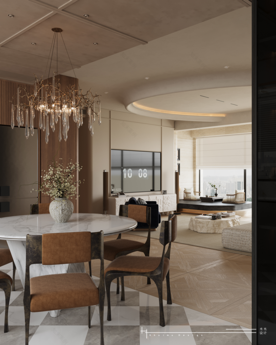 新作 紫金堡225平 · 轻法美学,打造质感居所丨水木设计-40