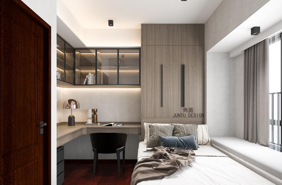 广州兰亭盛荟 130m²高级灰时尚家居丨中国广州-28