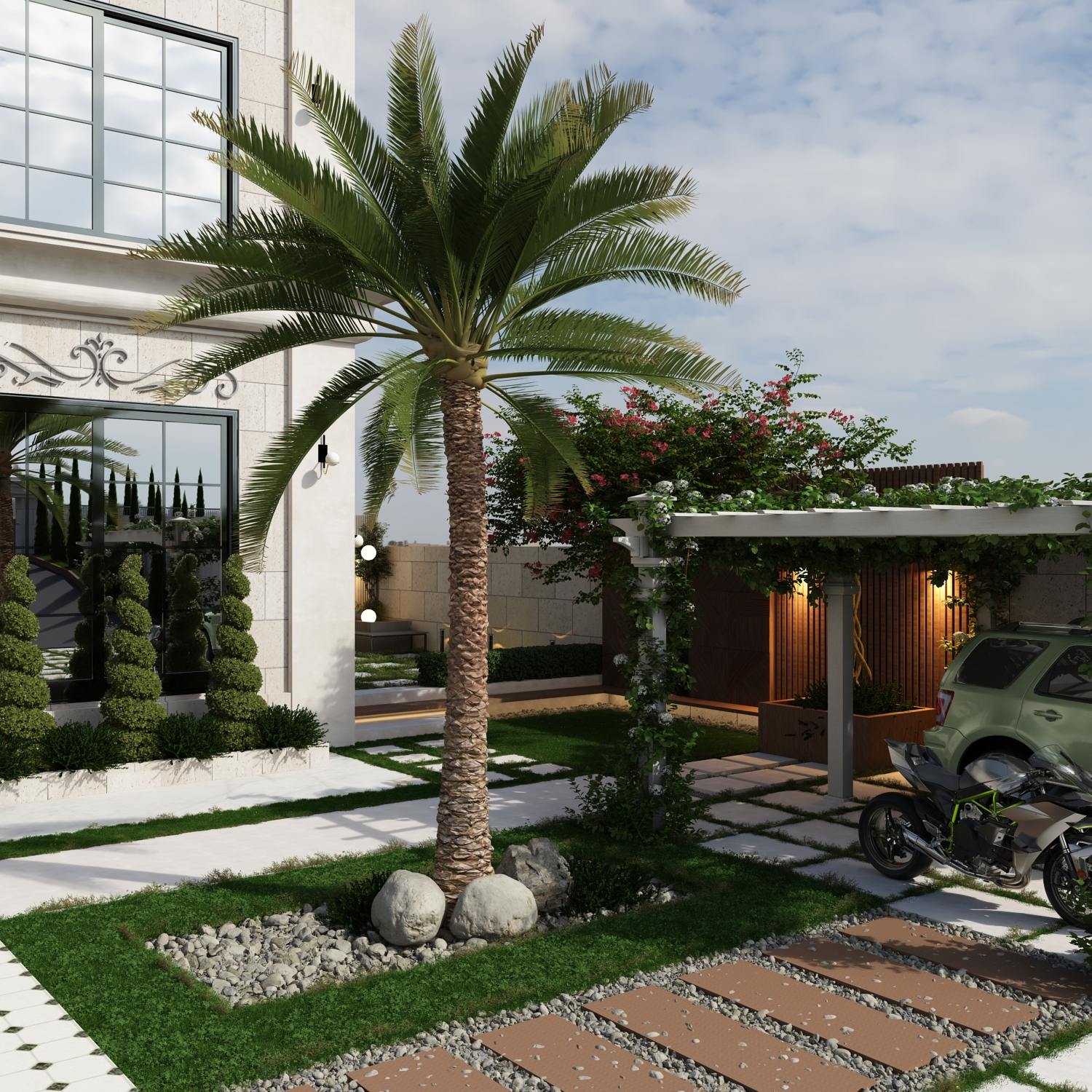 Classic Villa Landscape-5