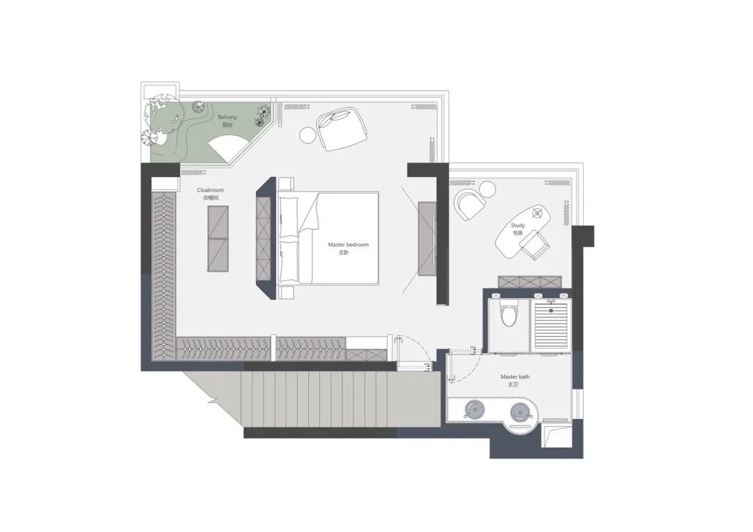 175㎡复式，融合直线与曲线，让家变得灵动起来-94