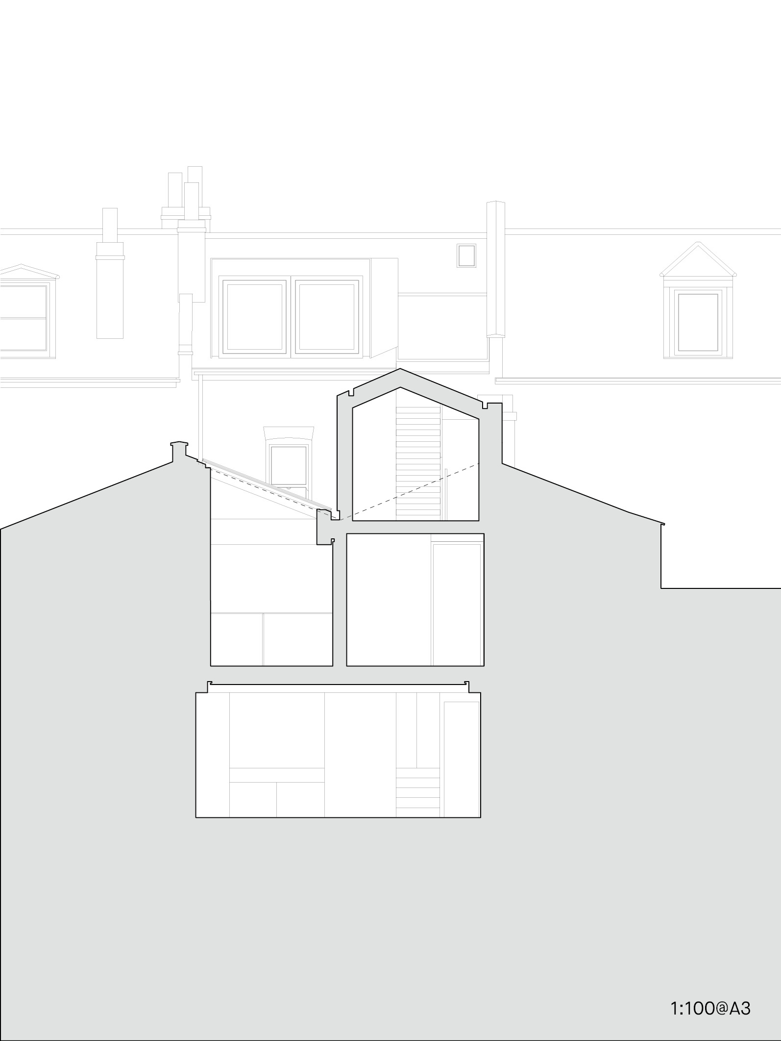 光隙间洒下光影的家庭住宅（注：komorebi是日语外来词，指从树叶缝隙间洒下的阳光） 丨英国伦敦丨ConForm Architects-72