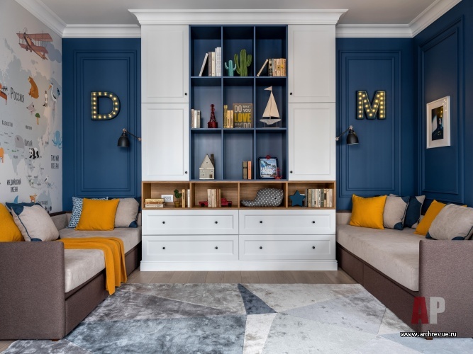 ЖК «Резиденции Сколково» 三室公寓室内设计丨Rubleva Design（设计师 Мария Рублева）-37