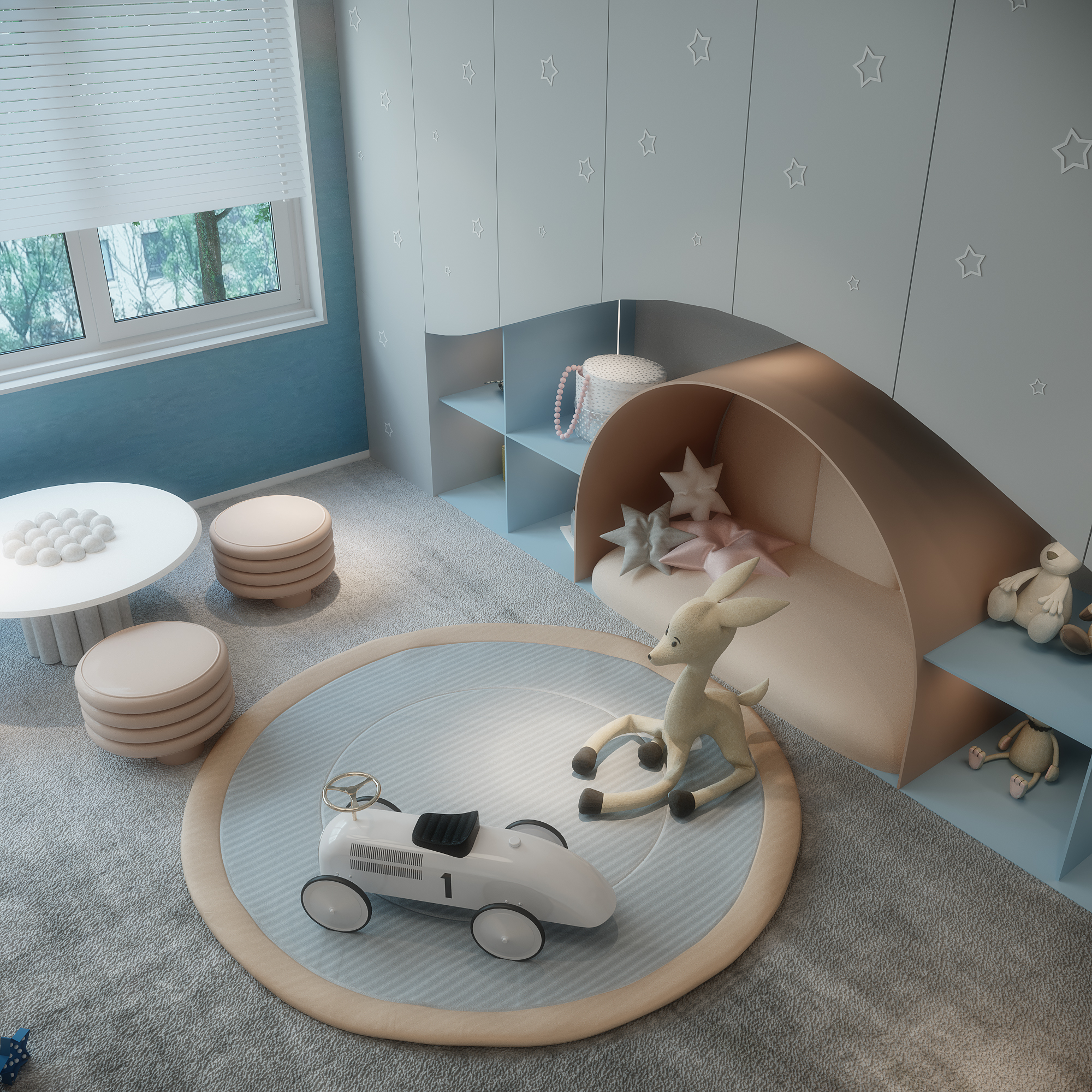 儿童游戏室设计丨沙特阿拉伯丨Mariam Samir-21