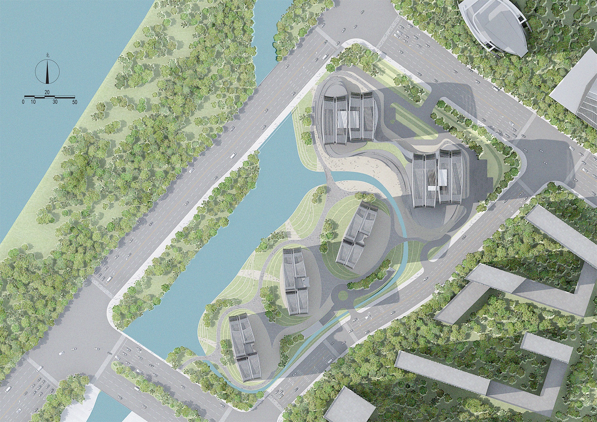 杭州观云钱塘城商务综合体丨中国杭州丨Aedas-10