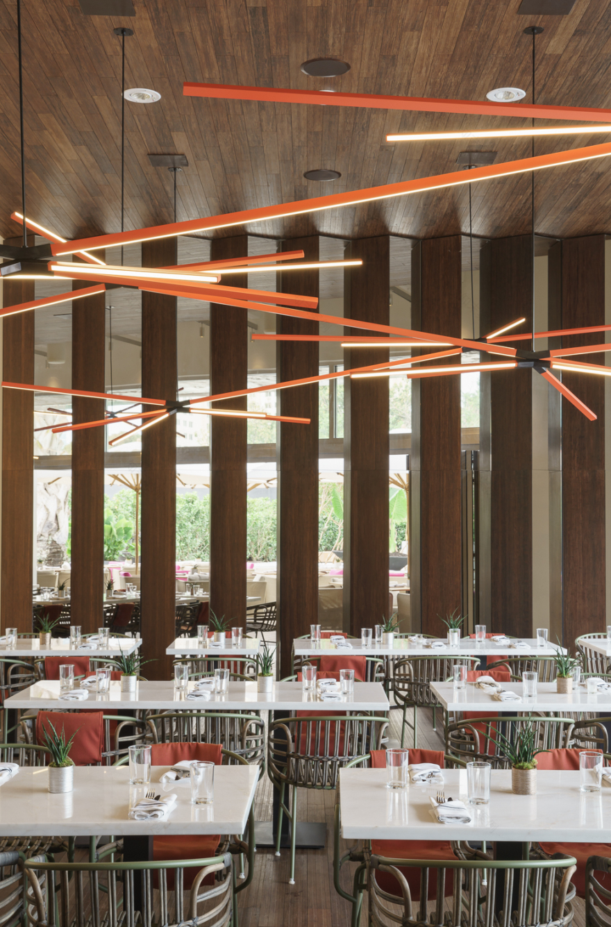 迈阿密“植物食品葡萄酒”餐厅 | 室内外的融合与多感官体验-9