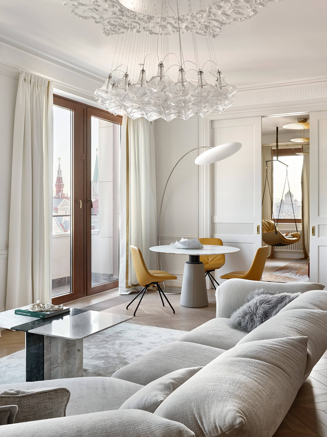 莫斯科明亮优雅的公寓丨俄罗斯莫斯科丨ELKA Interiors-31