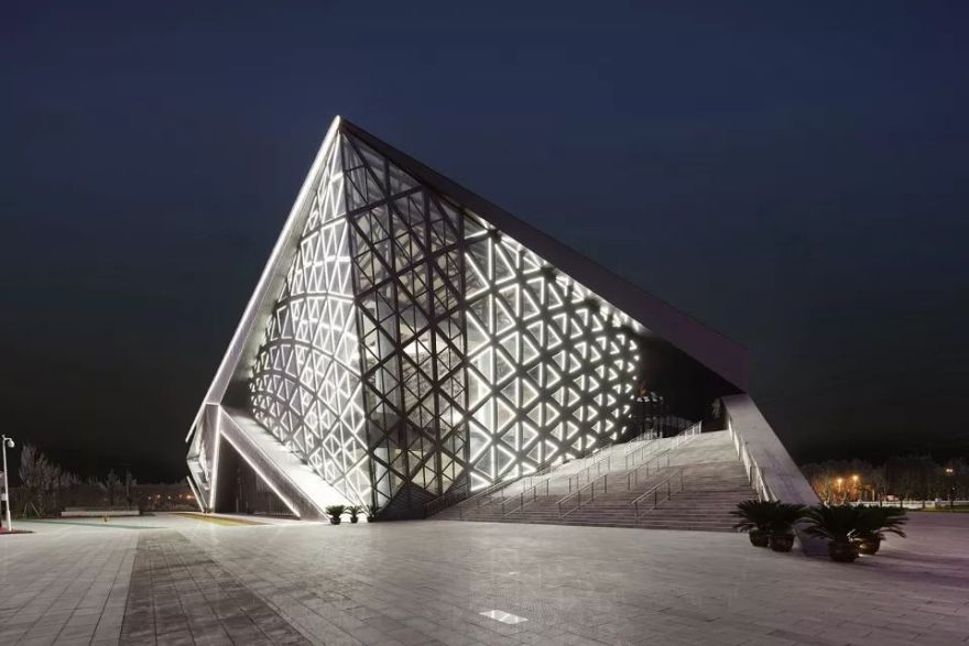 扬州南部新城体育园 | 现代建筑与传统窗花的完美融合-90