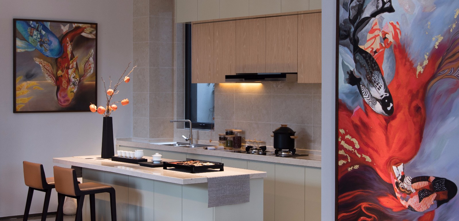 融创博鳌金湾三期C2别墅样板间  胡中维室内建筑设计-25