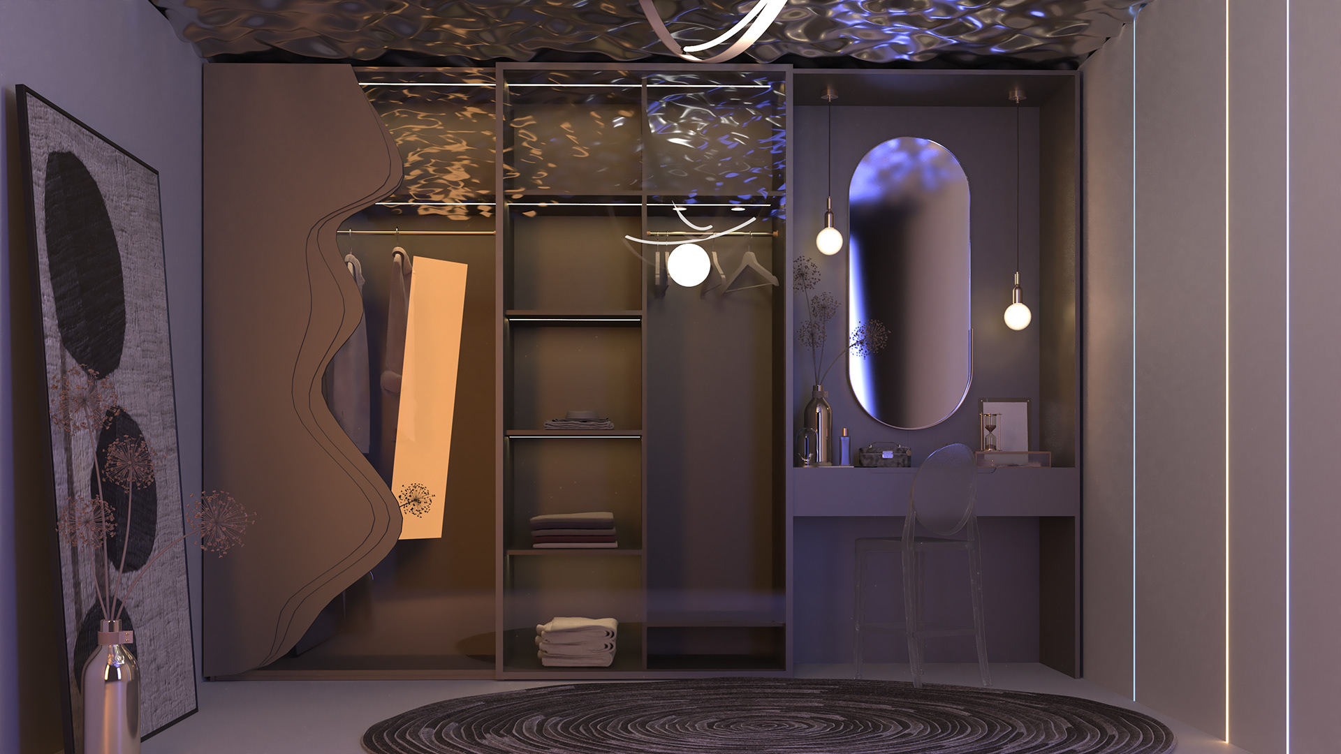 关于流动性概念的套房内部-10