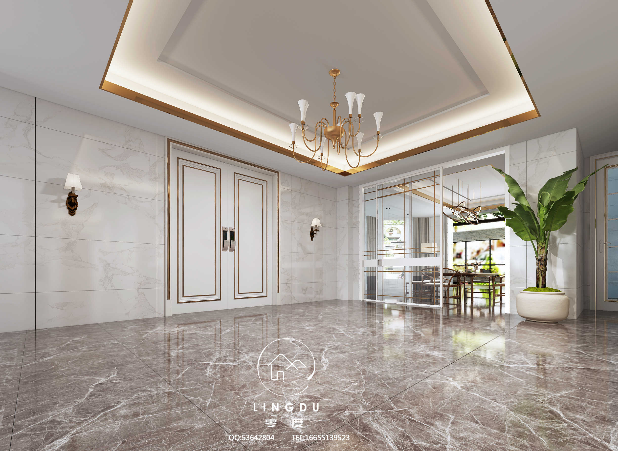 现代轻奢大别墅的零度视觉设计-8