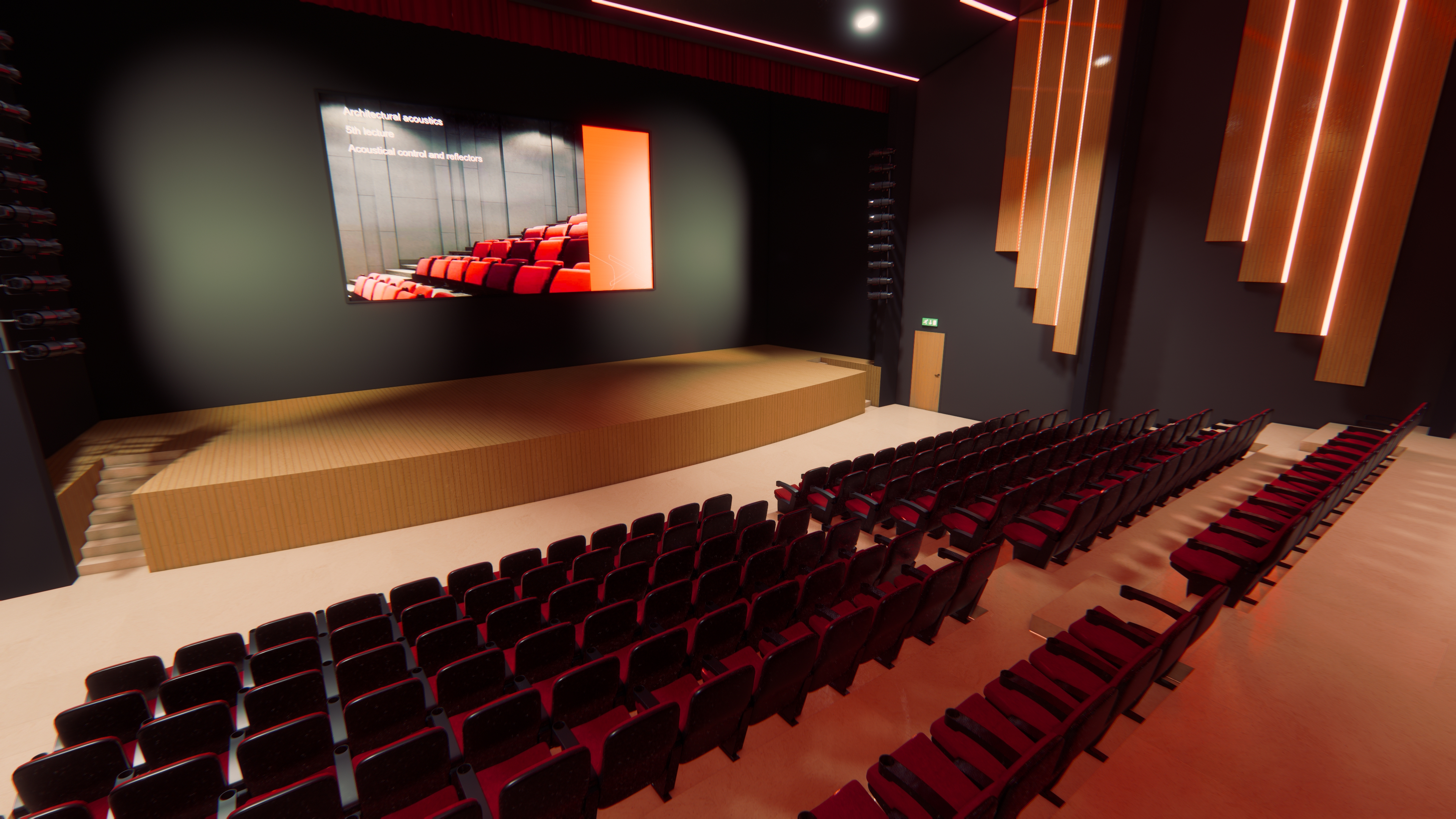 Acoustical design project (Lecture hall)-8