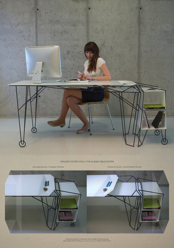 Palos几何办公桌丨David Hutira-1