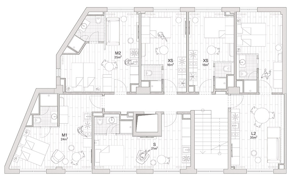 斯洛伐克Metropol公寓改造丨斯洛伐克布拉迪斯拉发丨BEEF ARCHITEKTI（作者Rado Buzinkay等）-68