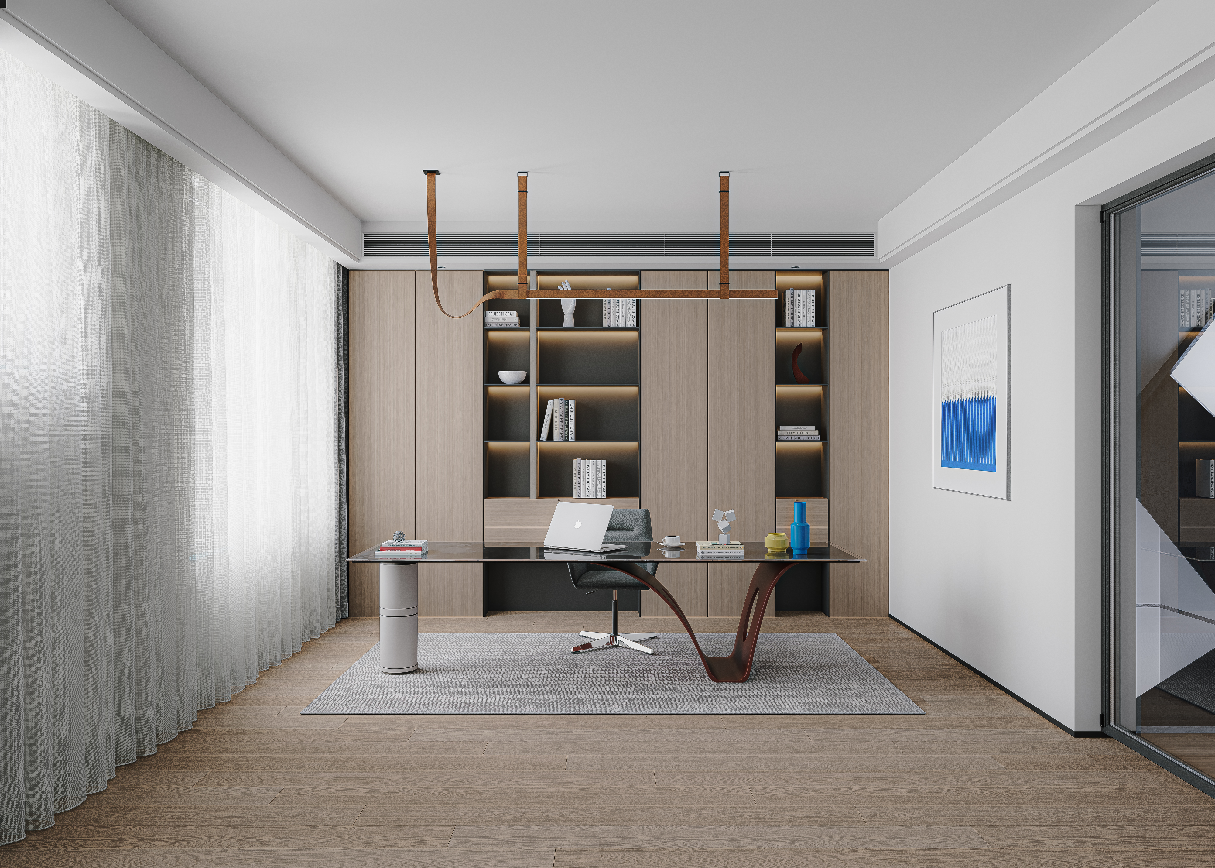 山和院子现代简约别墅-11