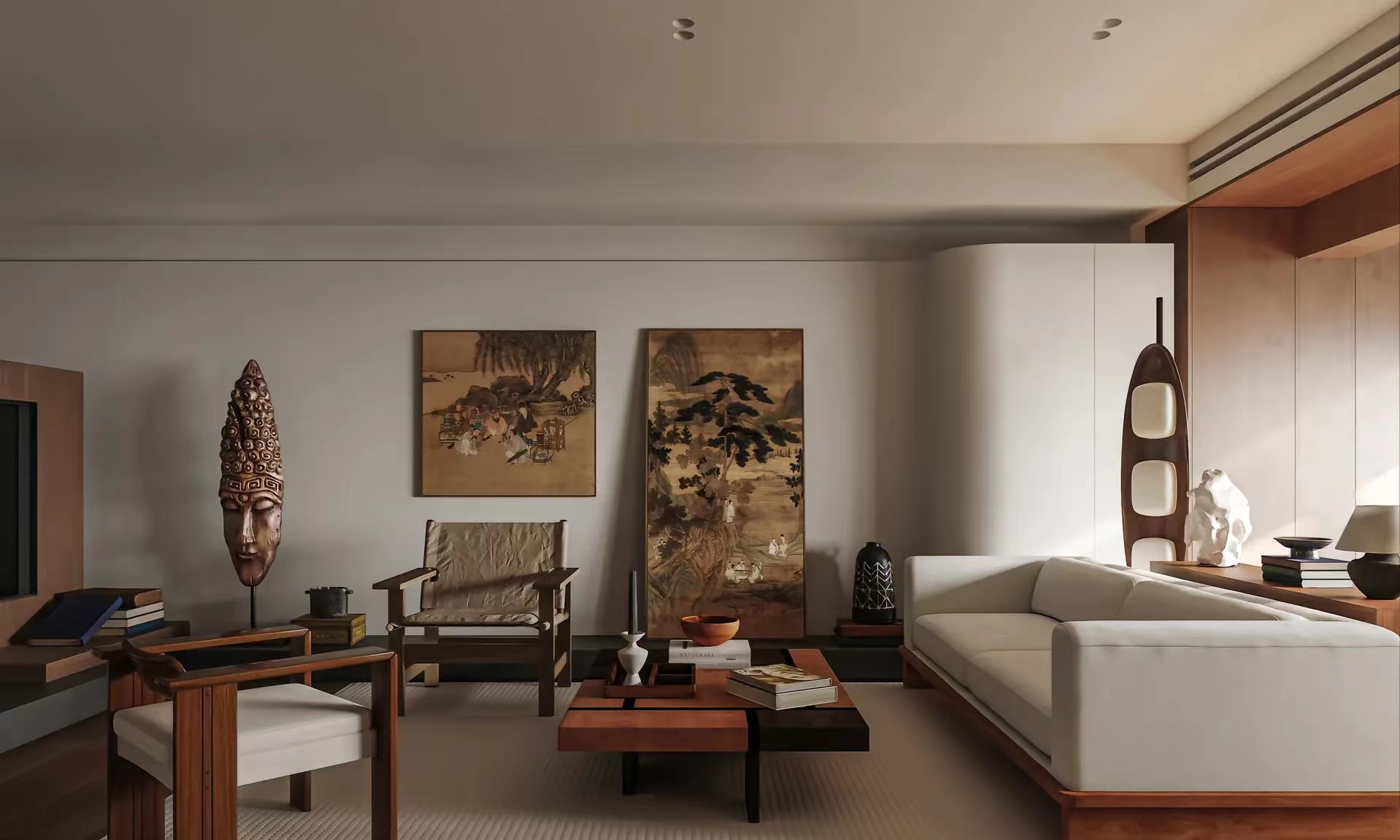 客餐厅中古风-10