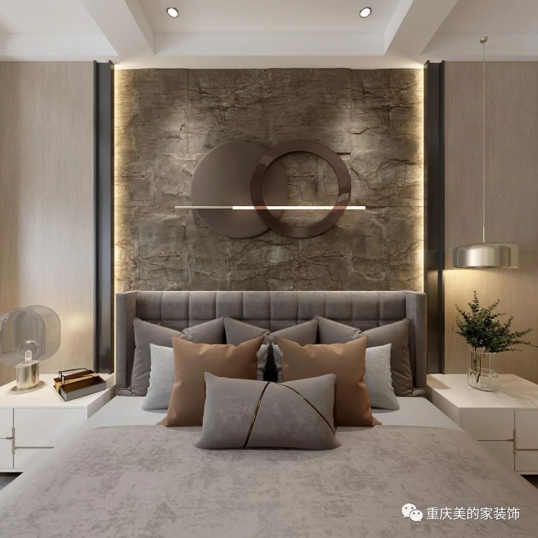 200㎡五口之家,现代简约轻奢生活-64