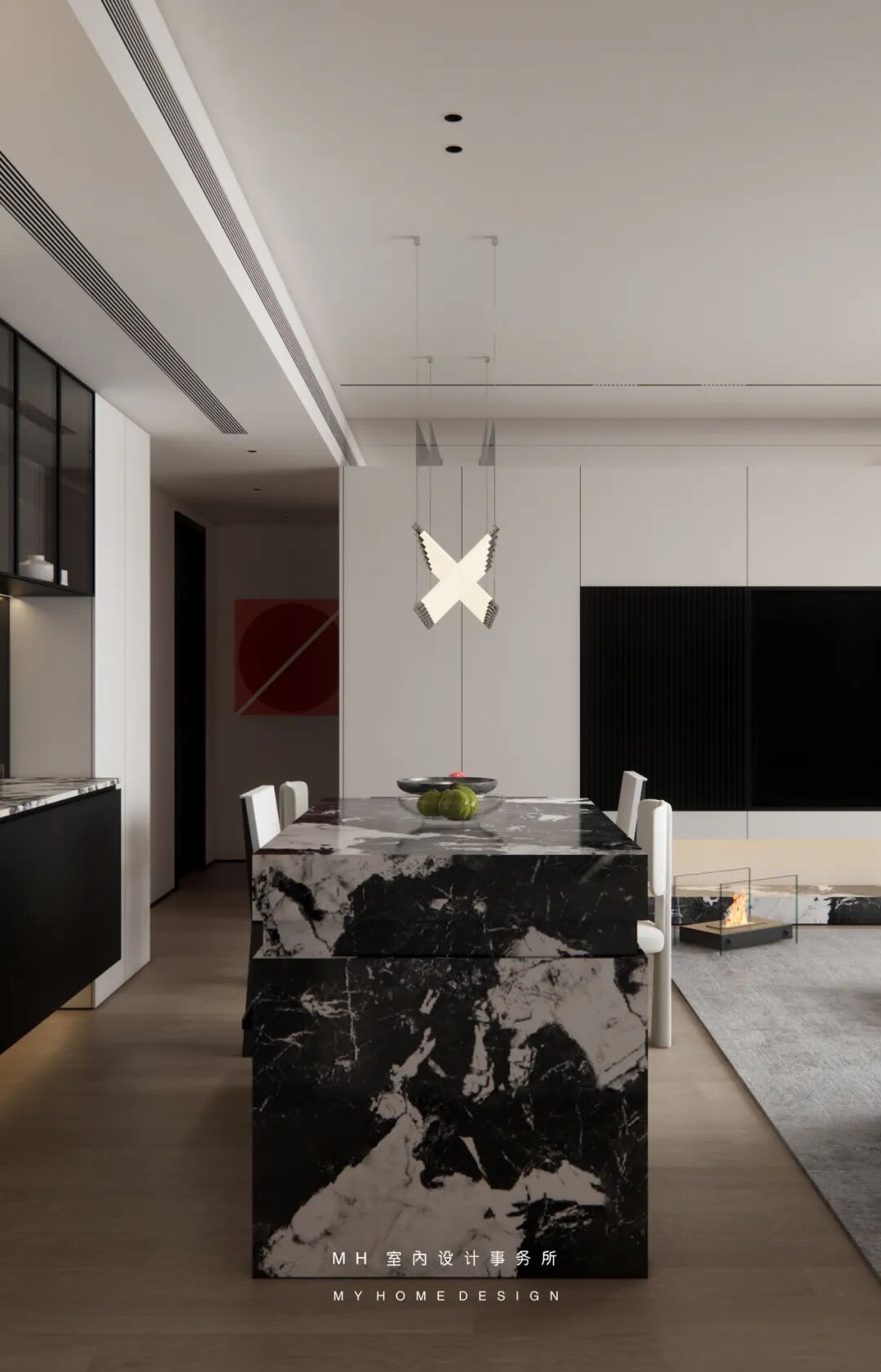 【首发】MH设计新作：低奢·艺术居所▏用心雕琢寻一处精致之家-22