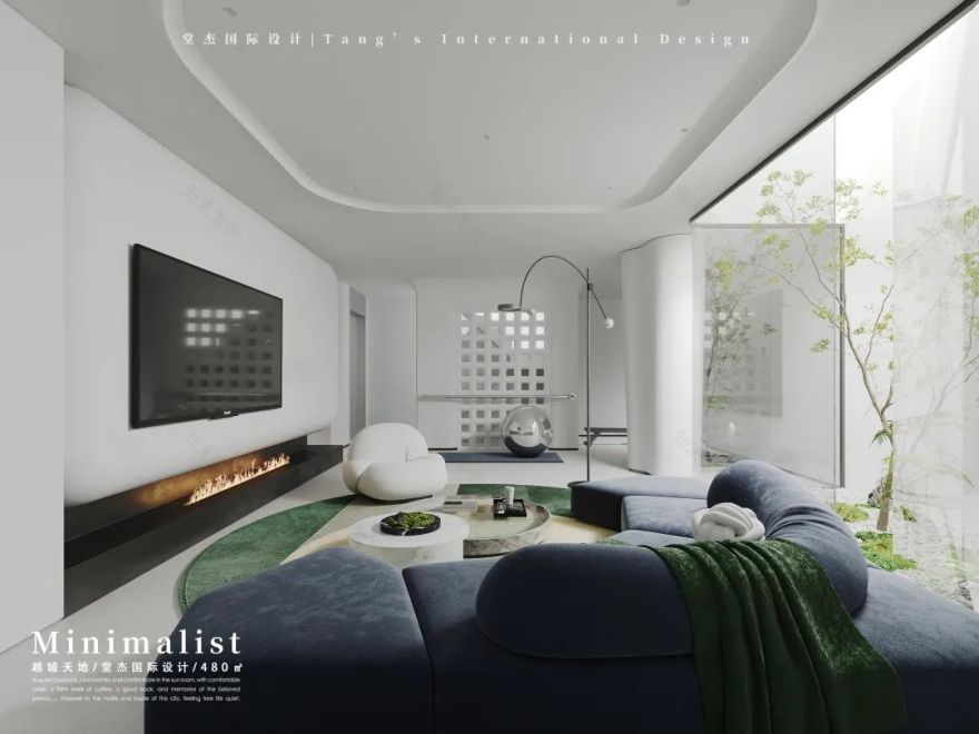 归云山海 · 极简豪宅的克制美丨堂杰国际设计-12