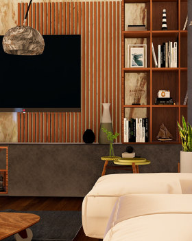 52 m²两层公寓现代室内设计