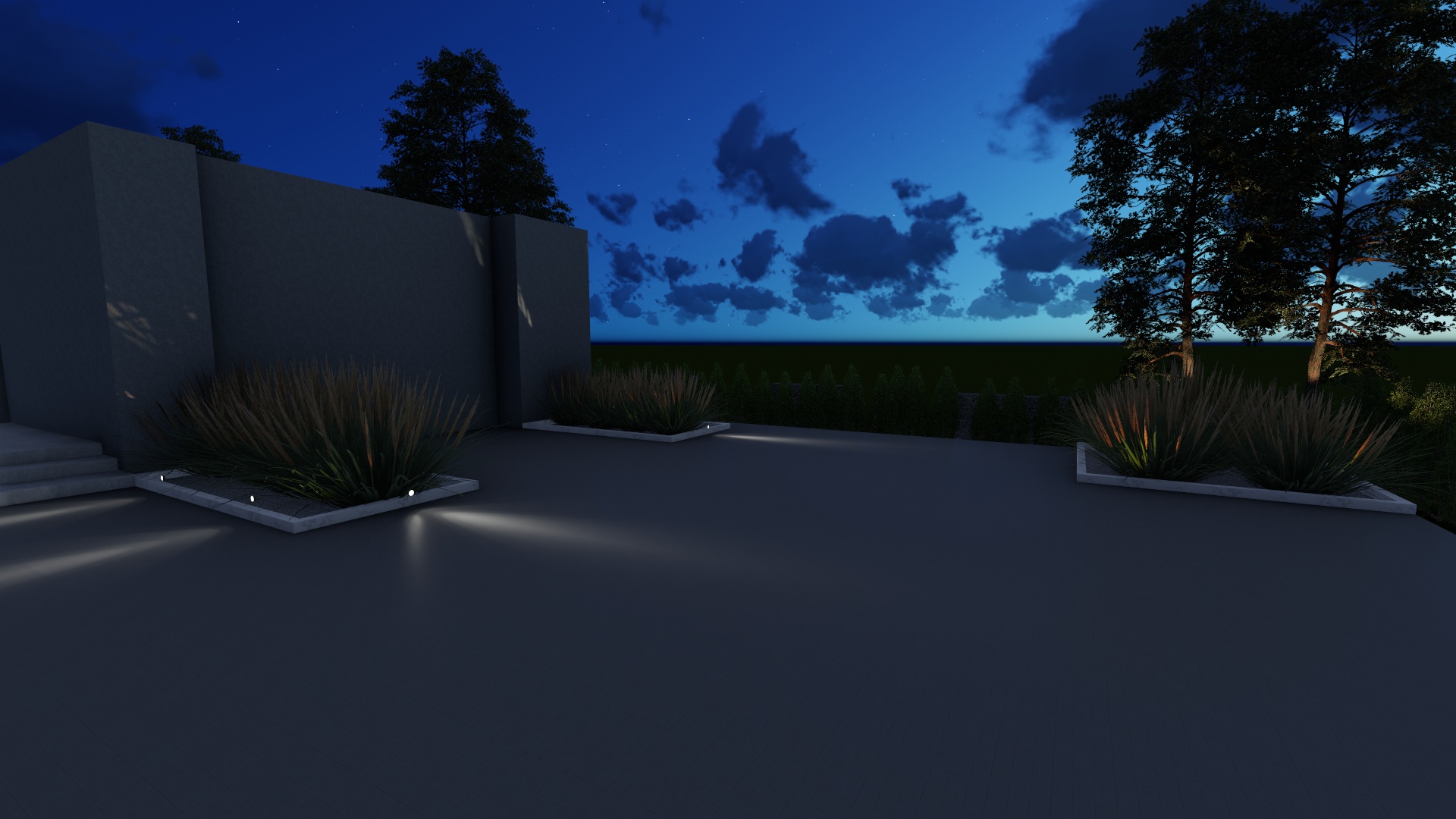 simple modern garden-7