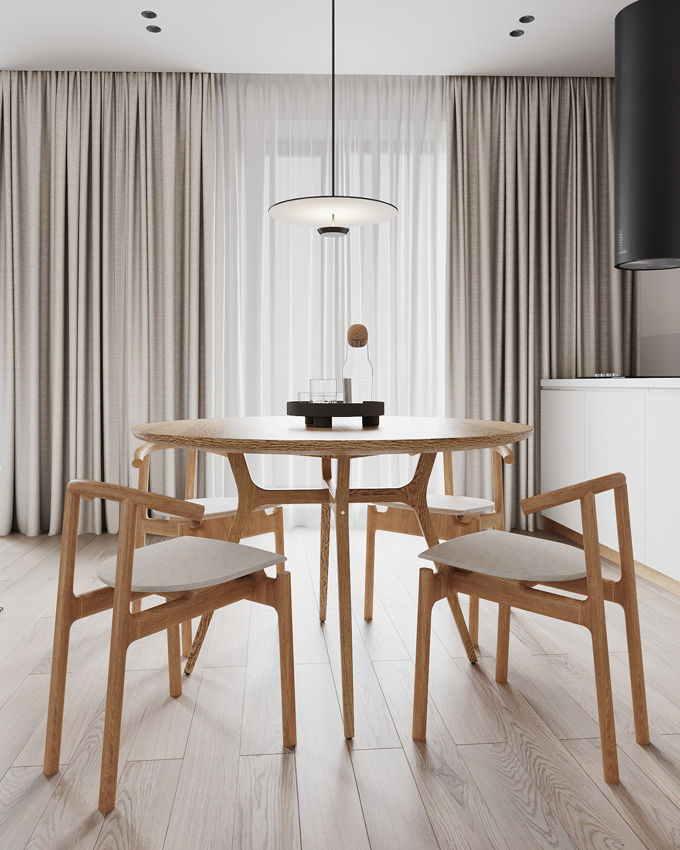 90㎡原木风公寓设计-6