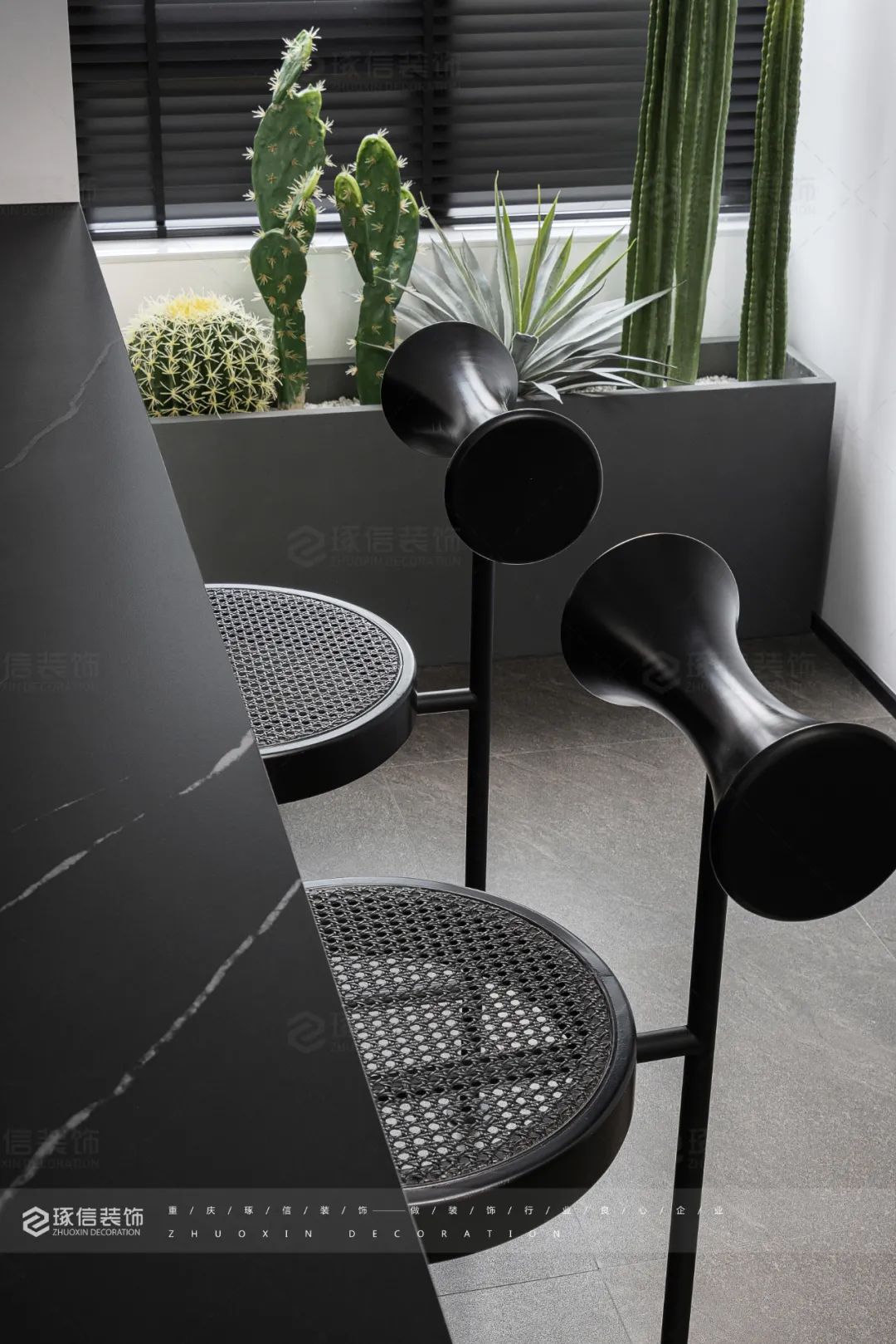 绿地樱园现代极简风住宅设计丨中国重庆丨重庆琢信装饰有限公司-20