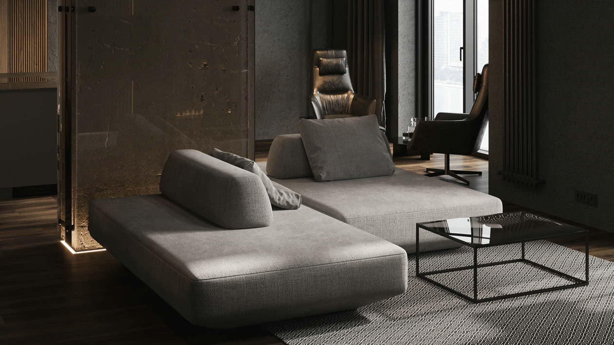 深色系公寓设计-3