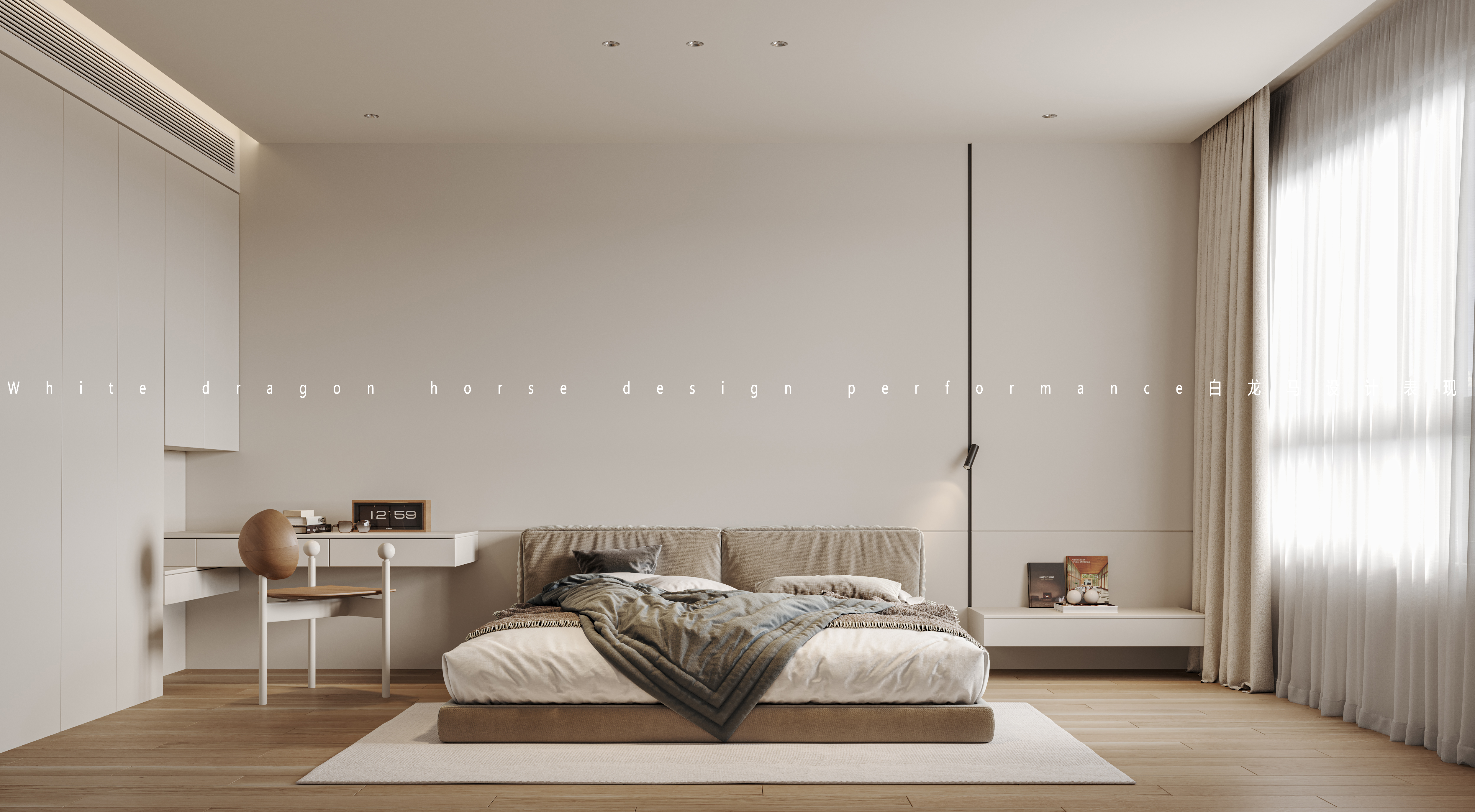 现代简约家装表现——白龙马效果图-7