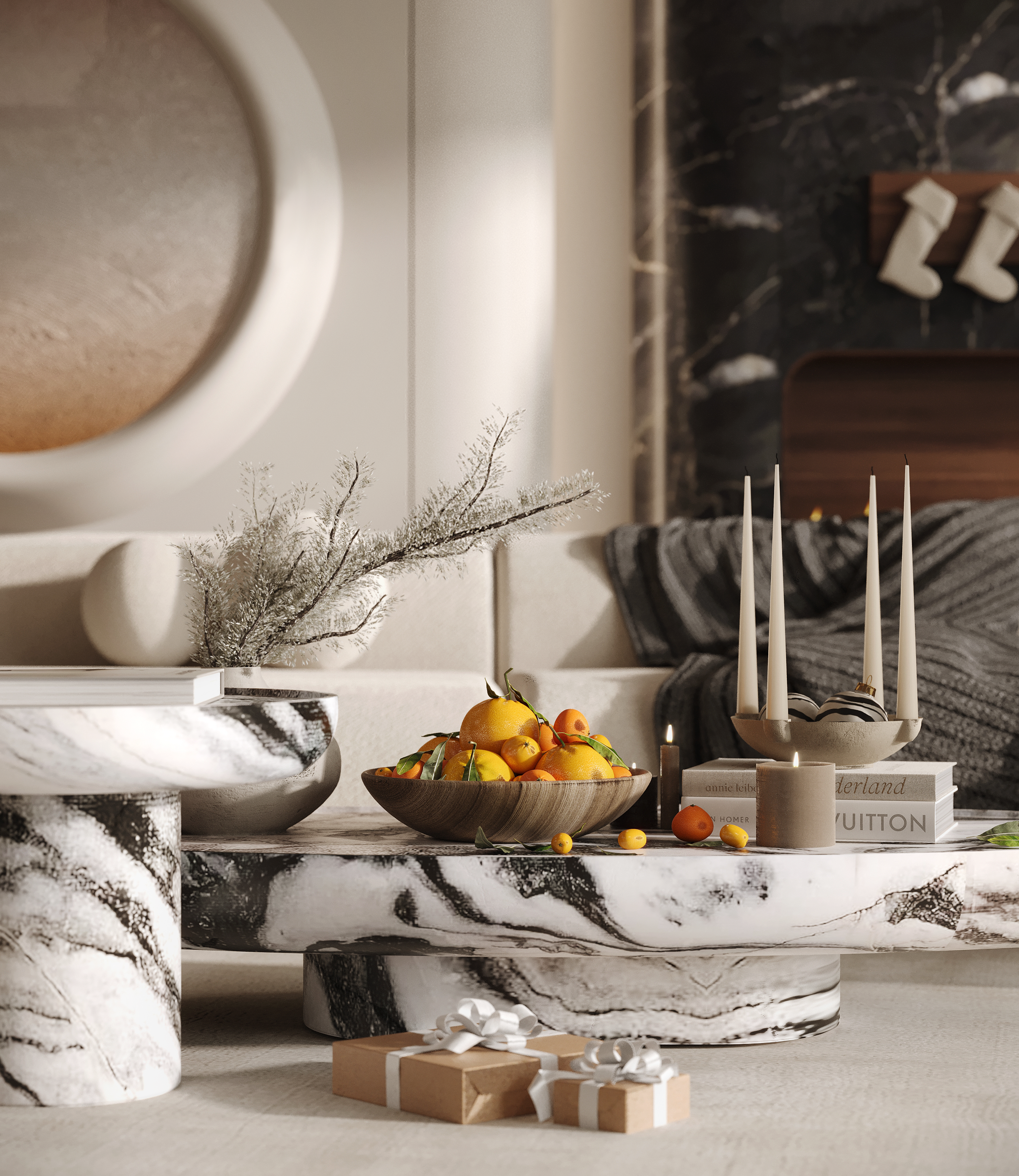 Christmas living room-5