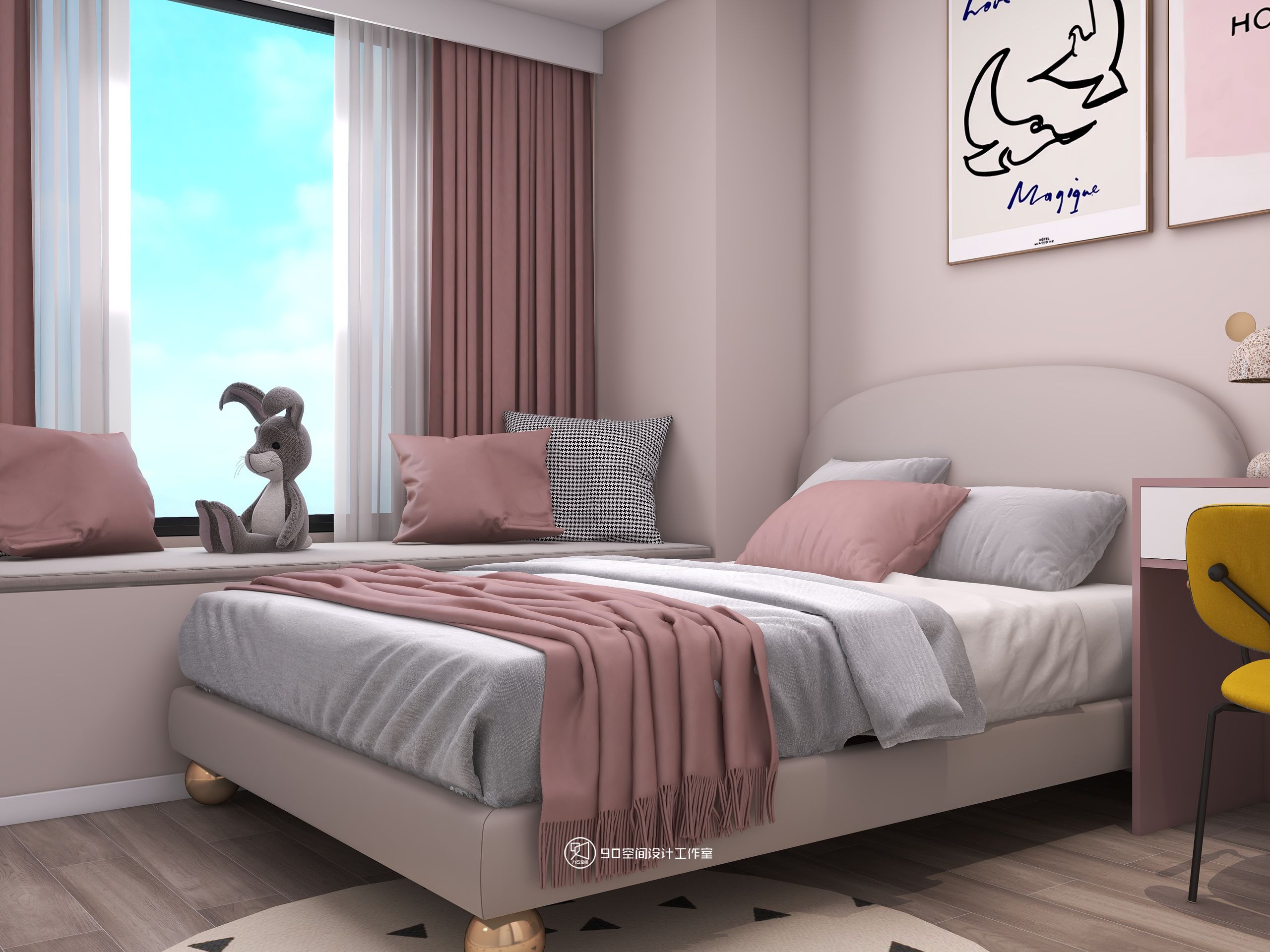 135㎡现代简约开放式餐厨设计-39