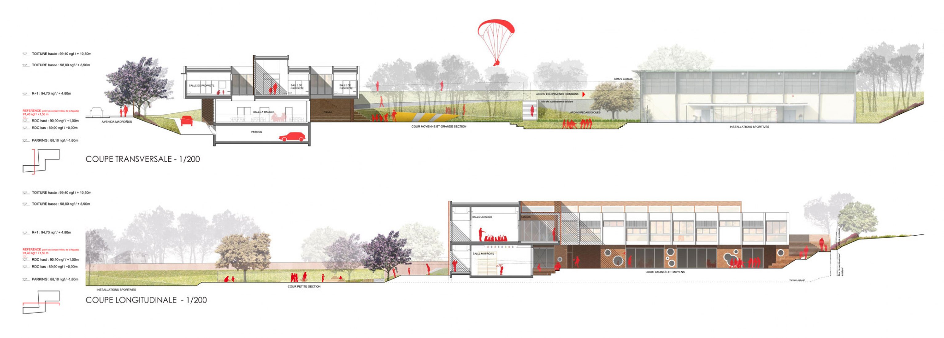 马德里法国学校儿童学校扩建项目丨西班牙马德里-22