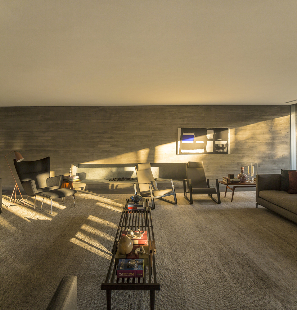 巴西 3V 住宅 | 混凝土与木质的透明对话-15