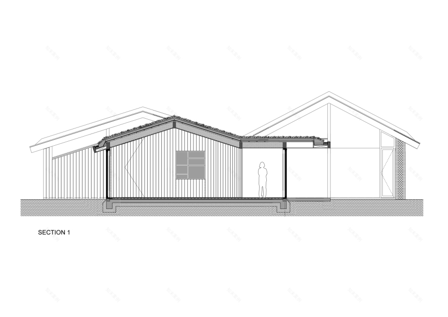 草地上的房子丨荷兰丨Team Tonbo-21