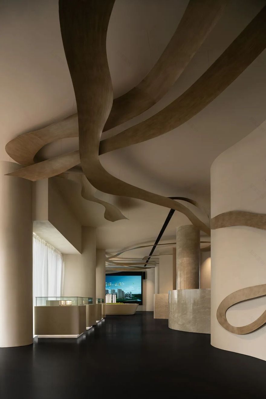 黎水仁佳设计|流动美学翡丽云庭售楼中心-12