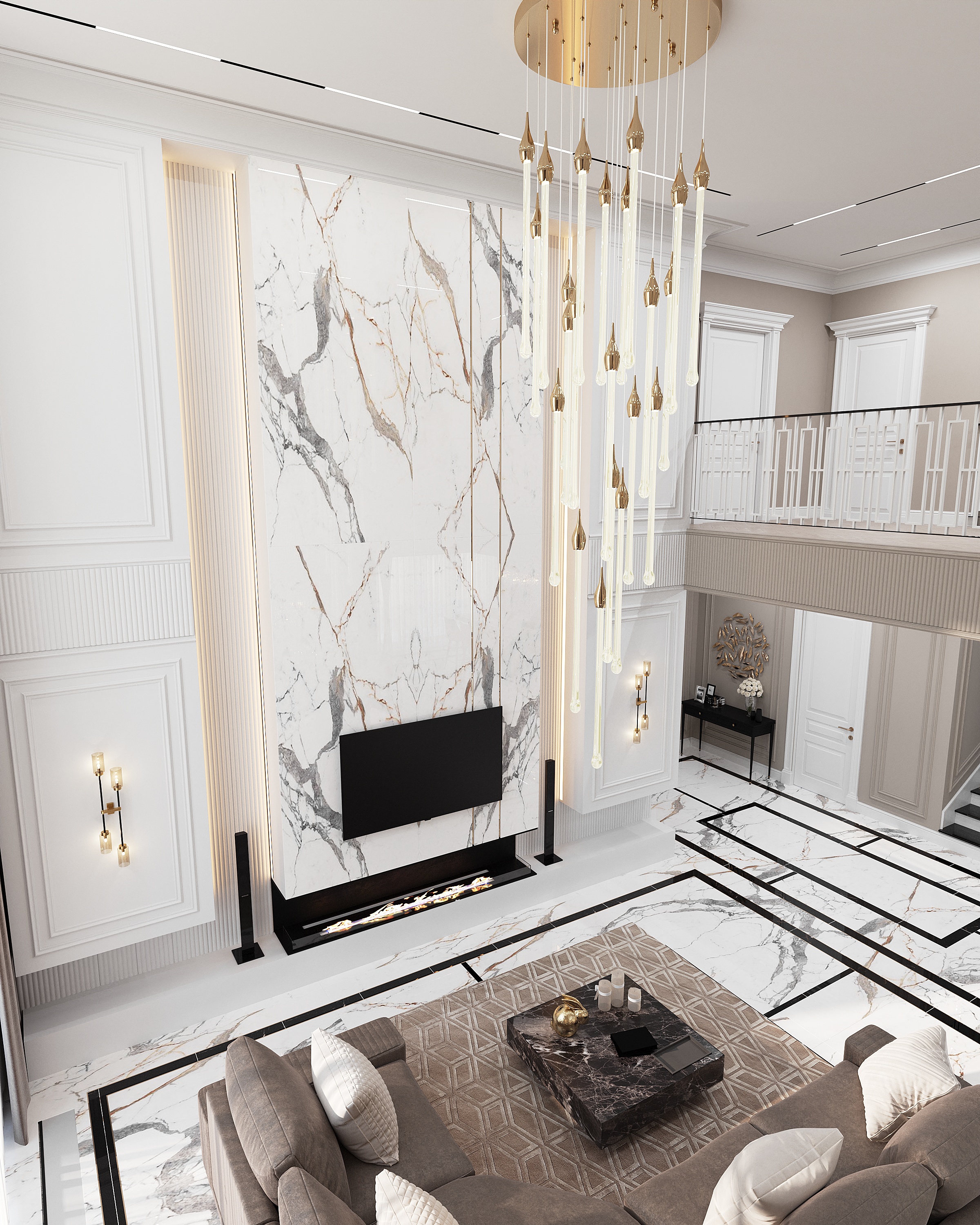 雅罗斯拉夫尔新古典主义别墅丨俄罗斯莫斯科丨WHITE SKILL STUDIO-29