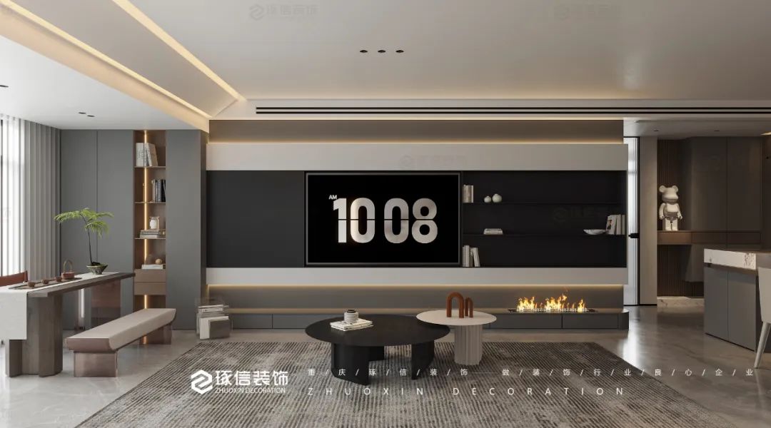 金地两岸风华 130㎡现代意式家居设计丨中国重庆丨琢信装饰-15