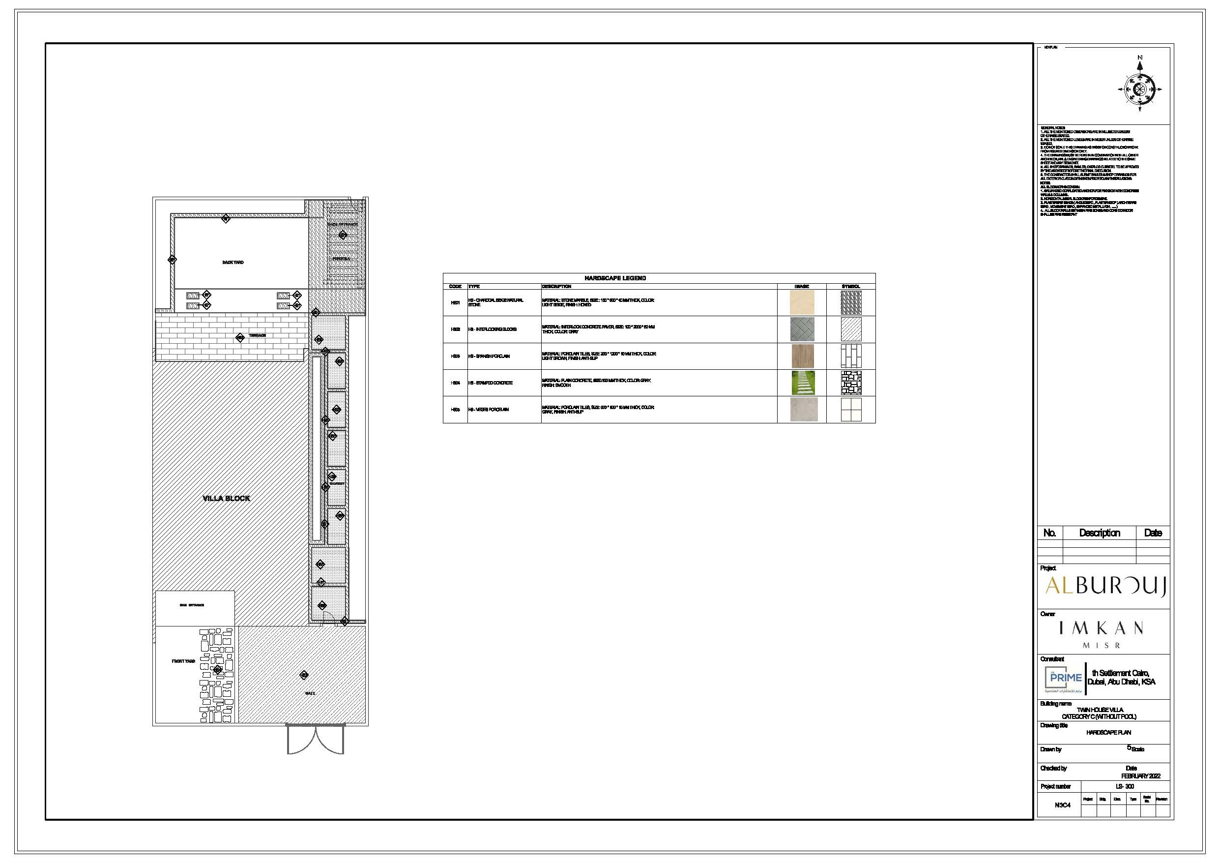 LANDSCAPE PACKAGE (WITHOUT POOL) - EGYPT-4