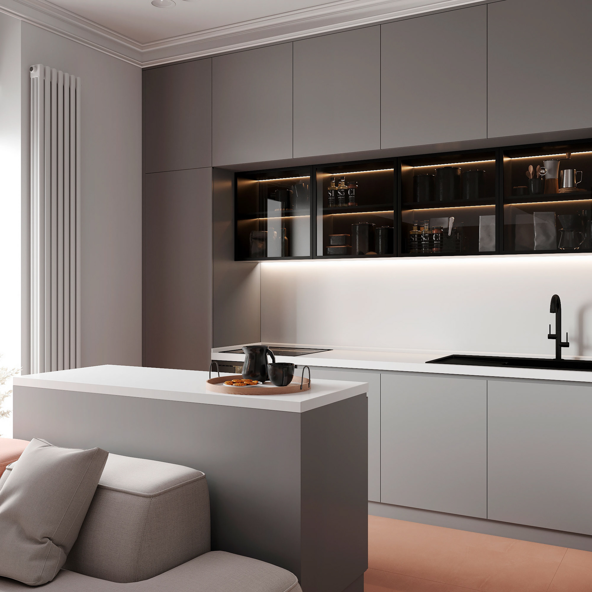 48㎡小空间公寓设计 超有感觉！-5