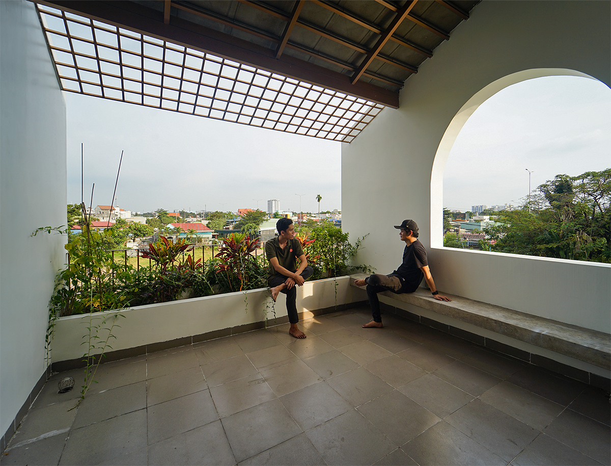 越南胡志明市绿色开放家庭住宅设计-10