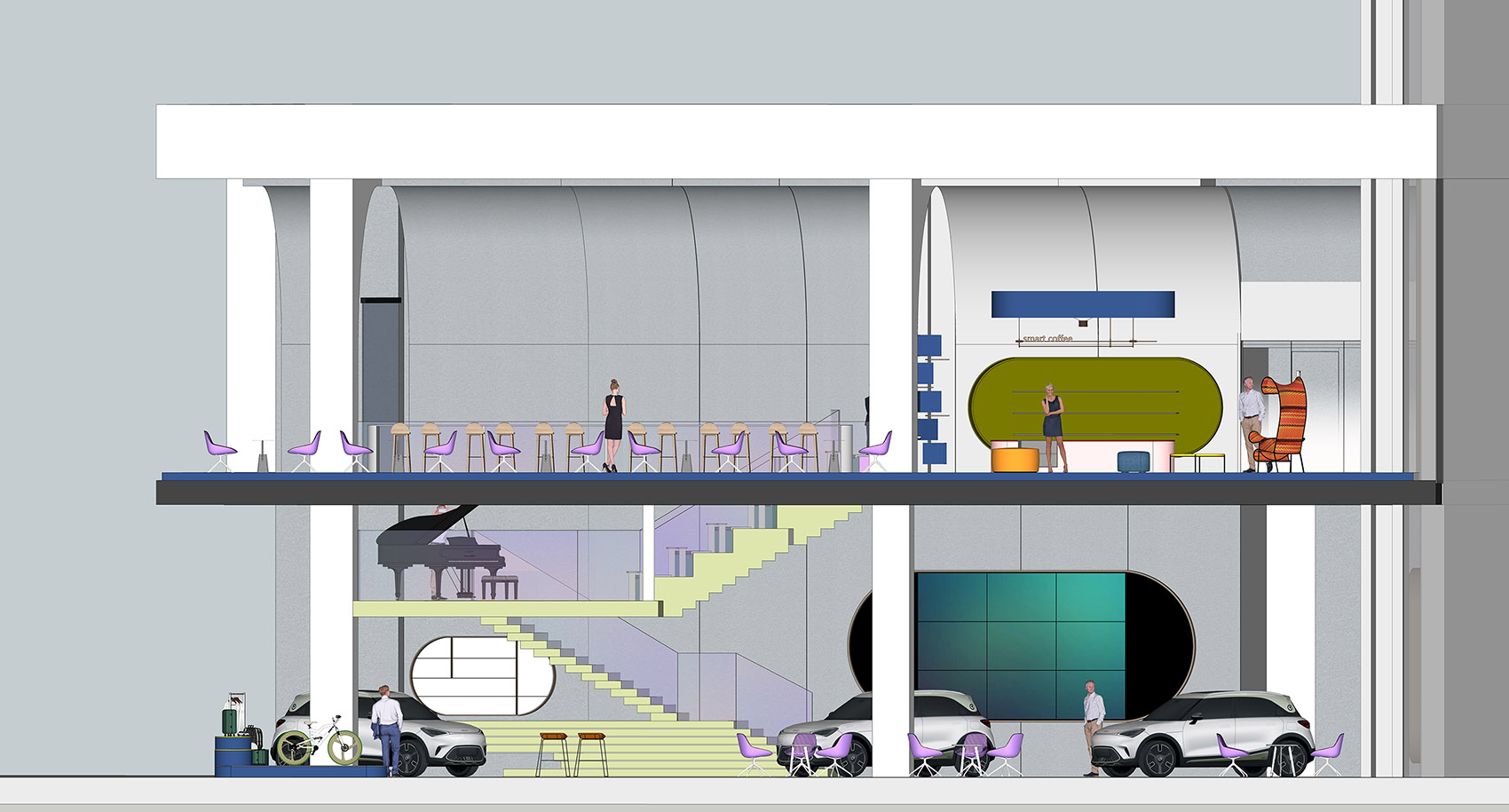 深圳前海 smart 纯电汽车旗舰中心丨中国深圳丨A+S 朱海博建筑设计事务所-85