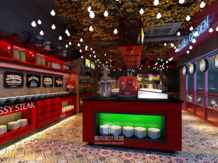 成都西餐厅装修设计——小牛凯西主题餐厅装修设计-5