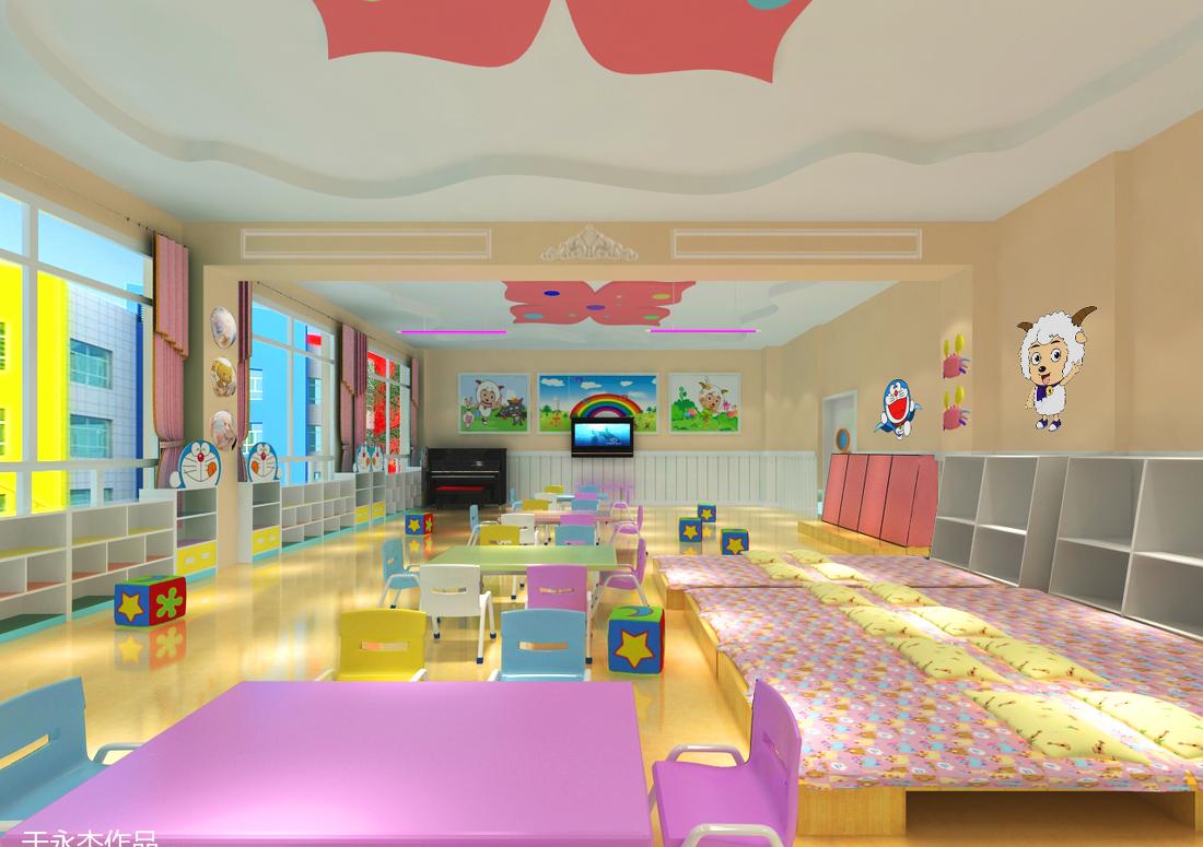 延安朗润居幼儿园室内设计-14