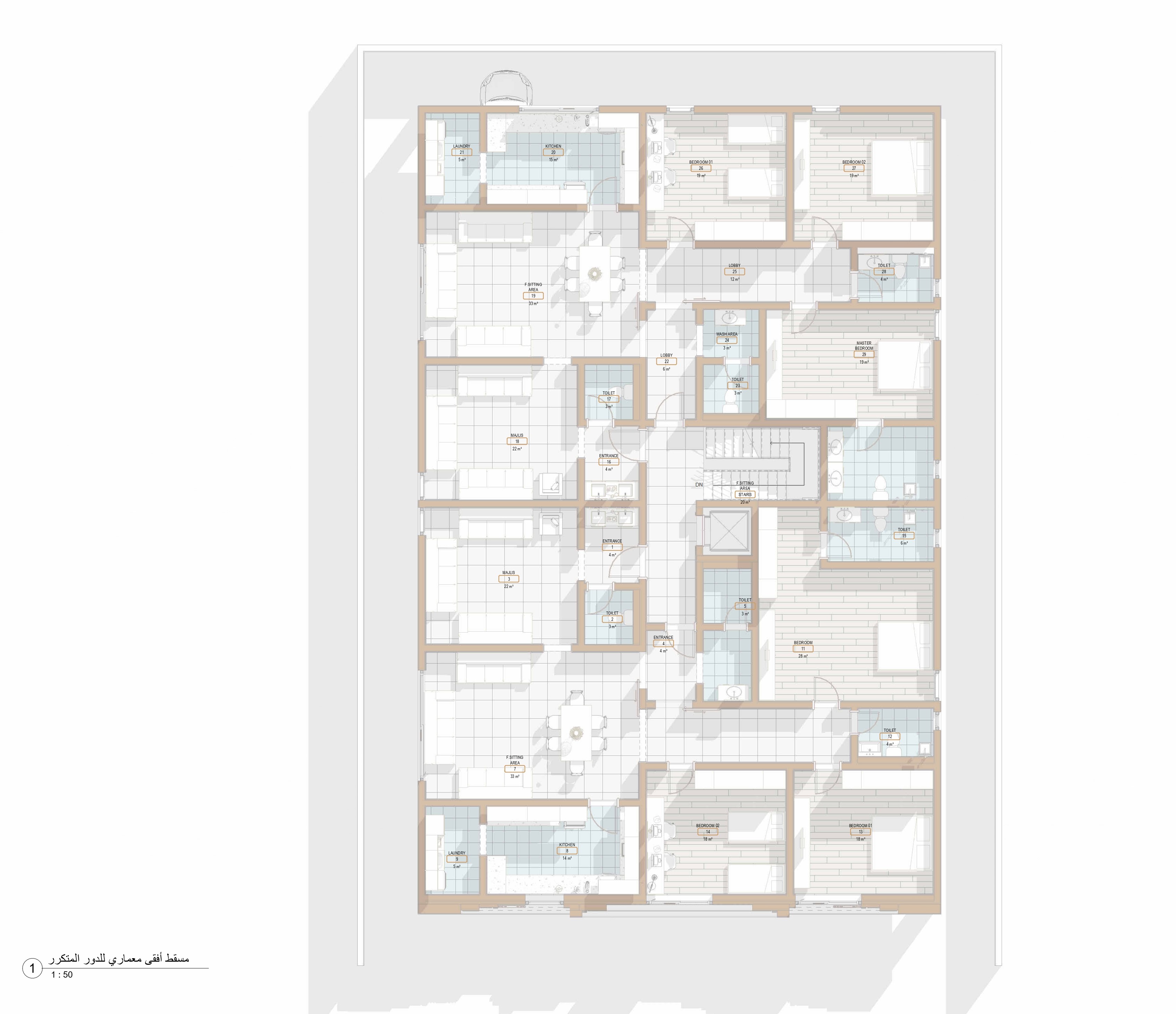 住宅建筑丨沙特阿拉伯吉赞丨PROP & AERMES ARCHITECTS-7