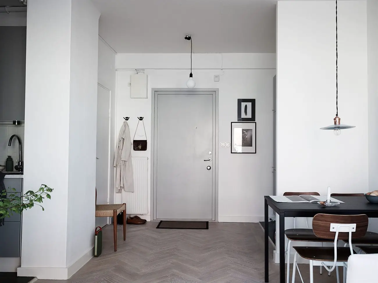 黑白交错的精致空间 | 一座位于瑞典的舒适公寓-8