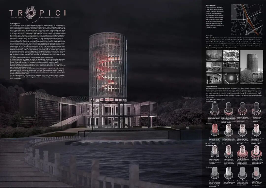 Q-CITY品质城市国际青年设计师竞赛优秀奖作品！工业遗址的回归——用温和的态度搭建工业建筑的落幕仪态！-8