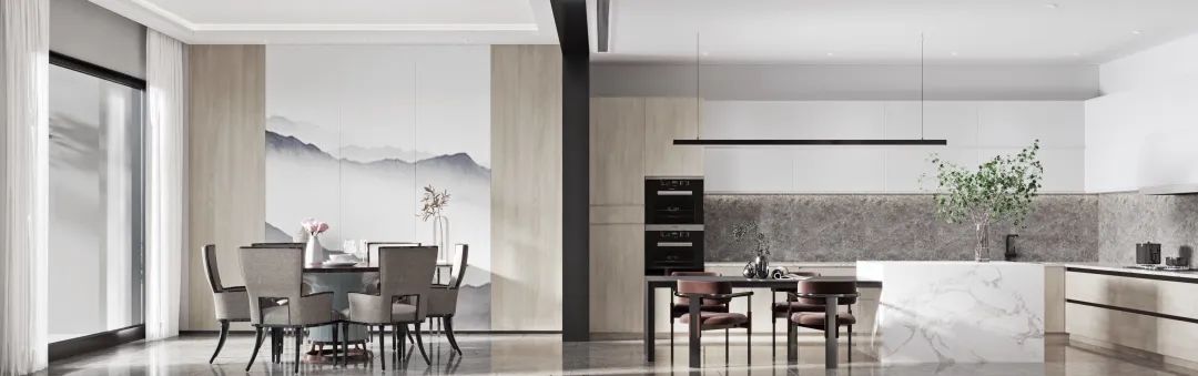 金科·九曲河新中式禅意家居丨彭华设计团队-24