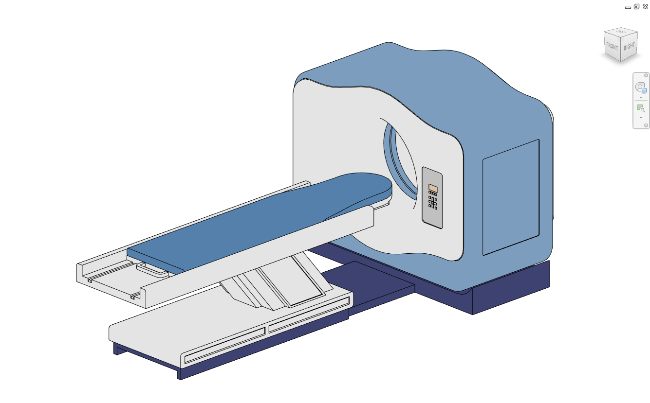 MRI scanner Revit 模型-5