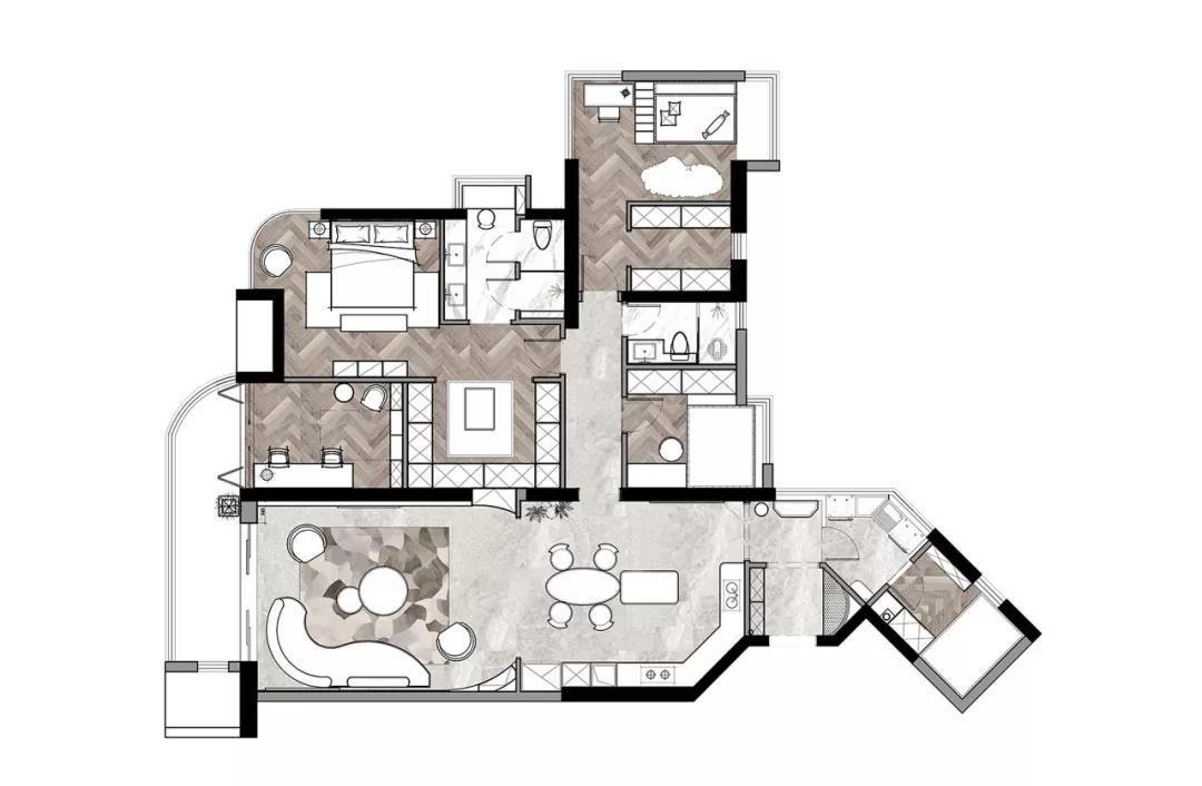 珊瑚水岸法式轻奢风,打造亲子互动空间-2