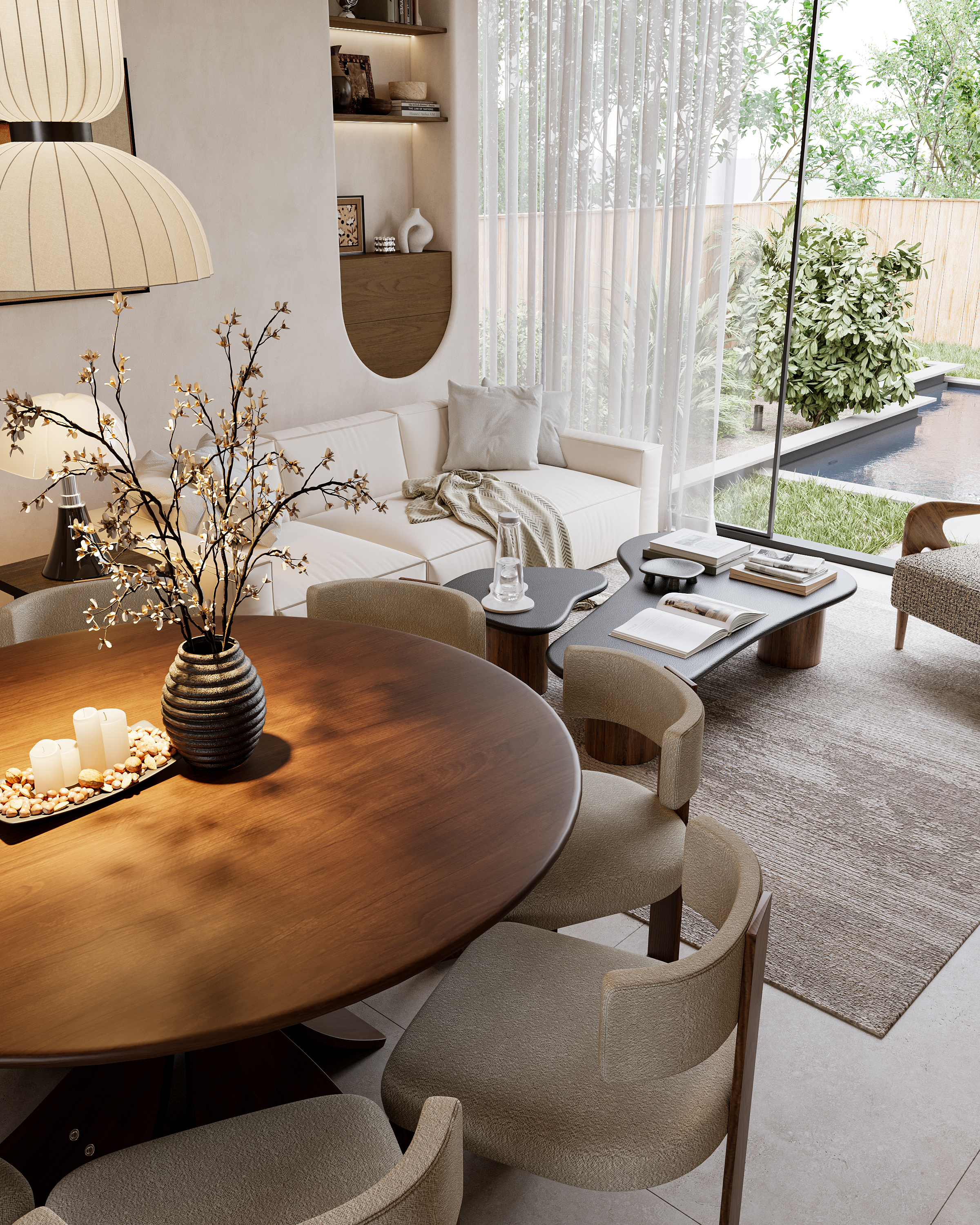 「自然共生」原木风私宅丨吴君艳-7